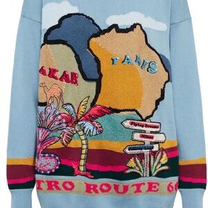 Etro Woman’s Colorful Graphic Knit Sweater Size 42 NWT (10)